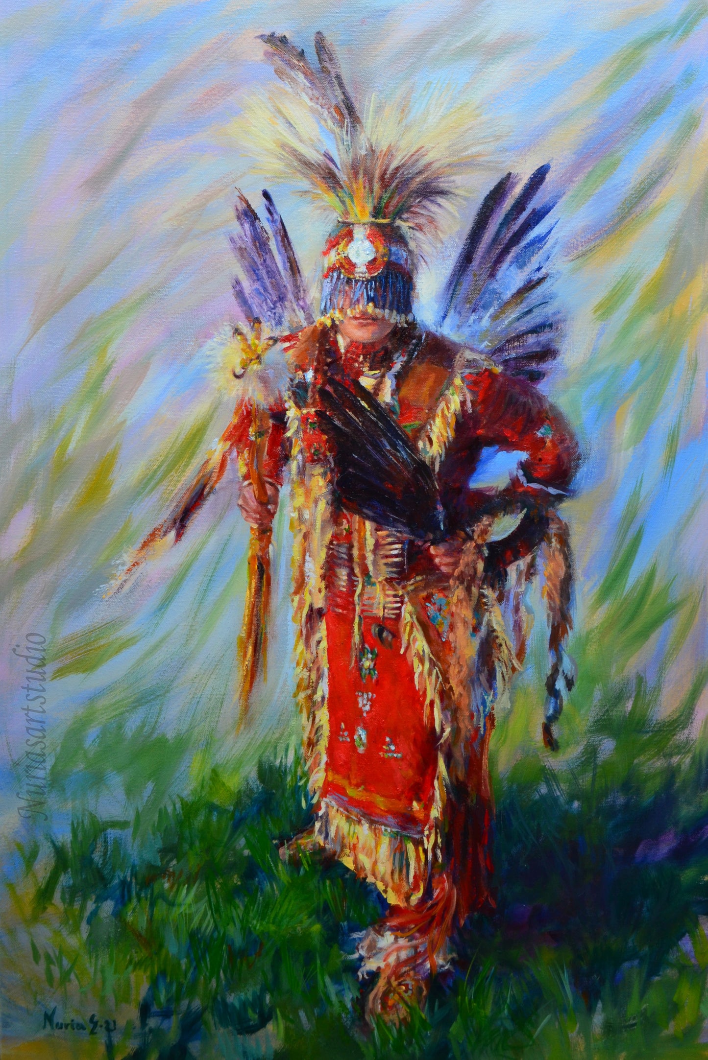The proud dancer