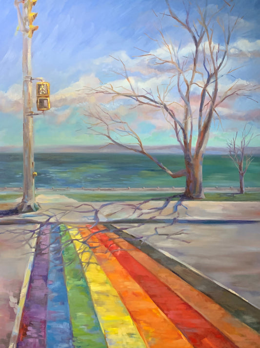 Crossing together (commission)